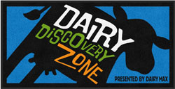 3' x 6 (35" x 69") Digiprint HD DAIRY DISCOVERY ZONE Indoor Logo Mat