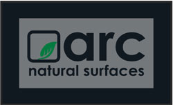 3' x 5' (34" x 54.5") Superscrape Impressions ARC LOGO Rubber Logo Mat