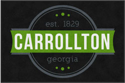 4' x 6'(45" x 69") Digiprint HD  CARROLLTON GEORGIA  Indoor Logo Mat