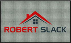 3' x 5 (35" x 59") Waterhog Inlay ROBERT SLACK Indoor/Outdoor Logo Mat