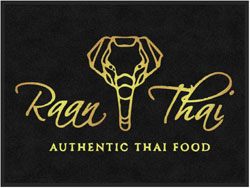 3' x 4' (35" x 47") Digiprint HD RAAN THAI Indoor Logo Mat