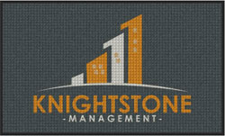 3' x 5' (35" x 59") Waterhog Impresions HD KNIGHTSTONE  Indoor Logo Mat
