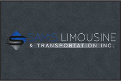 4' x 6 (45" x 69") Digiprint HD SAM'S LIMOUSINE  Indoor Logo mat