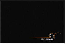 4' x 6'(45" x 69") Waterhog Impressions HD MITCHELL AIR Indoor/Outdoor Logo Mat