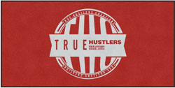 5' x 10' (58" x 119") Digiprint HD TRUE HUSTLERS  Indoor Logo Mat