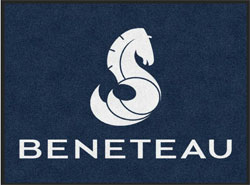 3' x 4' (35" x 47") Digiprint HD BENETEAU  Indoor Logo Mat