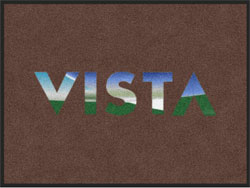 3' x 4' (35" x 47") Colorstar Impressions VISTA 2 Indoor Logo Mat