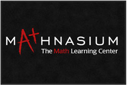 4' x 6'(45" x 69") Digiprint Classic (New DSN 3960390) MATHNASIUM Indoor Logo Mat