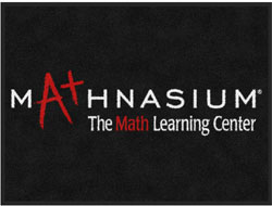 3' x 4' ( 35" x 47" ) Digiprint Classic MATHNASIUM Indoor Logo Mat