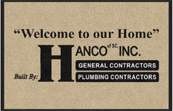 2 'x 3' (24" x 35") Digiprint HD  HANCO Indoor Logo Mat