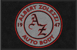 2' x 3' (24" x 35") Digiprint Classic ZOLEZZI Indoor Logo Mat