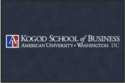 4' x 6 (45" x 69") Digiprint HD  KOGOD SCHOOL Indoor Logo mat