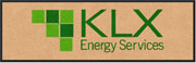 3' x 10' (35" x 119") Digiprint Classic KLX Indoor Logo Mat