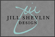 4' x 6' (45" x 69") Digiprint Classic JILL SHEVLIN Indoor Logo Mat