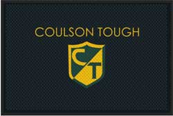 4' x 6' (45" x 69") Superscrape Impressions COULSON TOUGH  Rubber Logo Mat