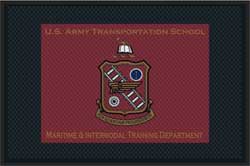 4' x 6' (46" x 69") Superscrape Impressions US ARMY Rubber Logo Mat