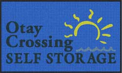 3' x 5' (35" x 59") Waterhog Inlay OTAY CROSSING Indoor/Outdoor Logo Mat
