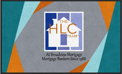 3' x 5' (35" x 59") Digiprint HD THE HLC TEAM Indoor Logo Mat