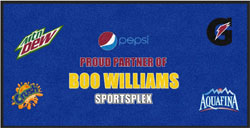 6' x 12' (68" x 143") Digiprint HD PEPSICO Indoor Logo Mat