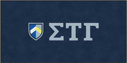 6' x 12' (68" x 143") Digiprint HD SIGMA TAU GREEK  Indoor Logo Mat