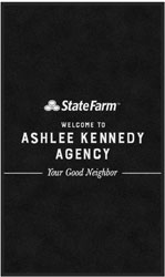 3' x 5' (35" x 59") Digiprint HD STATE FARM Indoor Logo Mat