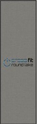3' x 10' ( 35" x 118") Waterhog Impressions HD CROSS FIT Indoor/Outdoor Logo Mat