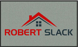 3' x 5 (35" x 59") Waterhog Inlay ROBERT SLACK Indoor/Outdoor Logo Mat