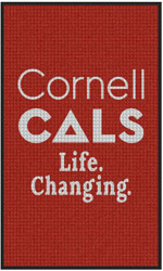 3' x 5 (35" x 59") Waterhog Inlay CORNELL CALS  Indoor/Outdoor Logo Mat