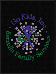 3' x 4' (35" x 45") Waterhog Impressions HD GO KIDS  Indoor-Outdoor Logo Mat