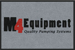 2 'x 3' (24" x 35") Digiprint HD M4 EQUIPMENT  Indoor Logo Mat