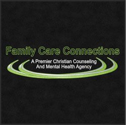 5' x 5' (59" x 59") Digiprint HD FAMILY CARE CONNECTIONS  Indoor Logo Mat