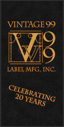 3' x 6 (35" x 69") Digiprint HD VINTAGE 99  Indoor Logo mat