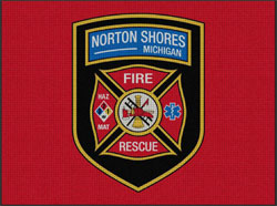 6' x 8' (70" x 95" ) Waterhog Impressions HD NSFD    Indoor/Outdoor Logo Mat