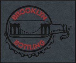 5' x 6 (58" x 69") Digiprint HD  BROOKLYN BOTTLING  Indoor Logo mat