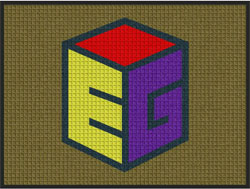 3' x 4' (35" x 47") Waterhog Inlay EGC CAMEL Indoor/Outdoor Logo Mat