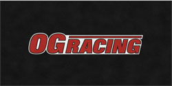 6' x 12' (68" x 143") Digiprint HD OG RACING  Indoor Logo Mat