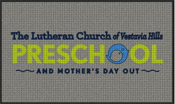 3' x 5' (35" x 59") Waterhog Impressions HD LVCH PRESCHOOL  Indoor/Outdoor Logo Mat
