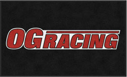 3' x 5' (35" x 59") Digiprint HD OG RACING  Indoor Logo Mat