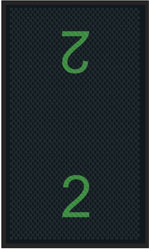 3' x 5' (35" x 56") Superscrape Impressions CMOP 2 Rubber Logo Mat