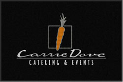 4' x 6'(45" x 69") Waterhog Impressions HD CARRIE DOVE   Indoor/Outdoor Logo Mat
