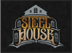 3' x 4' (35" x 47") Digiprint HD STEELHOUSE AUTO  Indoor Logo Mat
