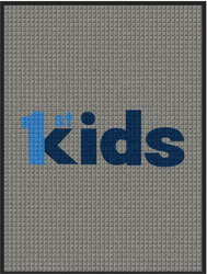 3' x 4' (35" x 47") Waterhog Impressions HD FIRST KIDS   Indoor/Outdoor Logo Mat