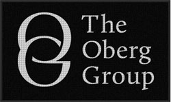 3' x 5' (35" x 58") Waterhog Impressions HD THE OBERG GROUP   Indoor/Outdoor Logo Mat