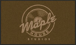 3' x 5' (35" x 58") Waterhog Impressions HD MAPLE HOUSE  Indoor/Outdoor Logo Mat