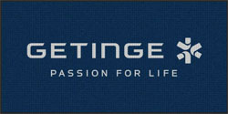 4' x 8' Waterhog Impressions HD GETINGE  Indoor/Outdoor Logo Mat