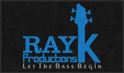 3' x 5' (35" x 59") Digiprint HD RAY K. PRODUCTIONS  Indoor Logo Mat