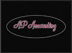 3' x 4' (35" x 47") Waterhog Impressions HD AP ACCOUNTING  Indoor/Outdoor Logo Mat