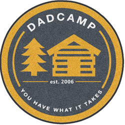 6' Round (68" inches) Digiprint HD Custom Shape DADCAMP Indoor Logo Mat
