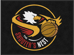 3' x 4' (35" x 47") Digiprint HD THE SHOOTERS NEST   Indoor Logo Mat