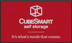 3' x 5' (35" x 58") Waterhog Impressions HD CUBESMART Indoor/Outdoor Logo Mat